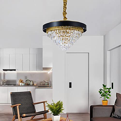 Plafonnier de luxe en cristal contemporain blanc pour grand salon chic - 5