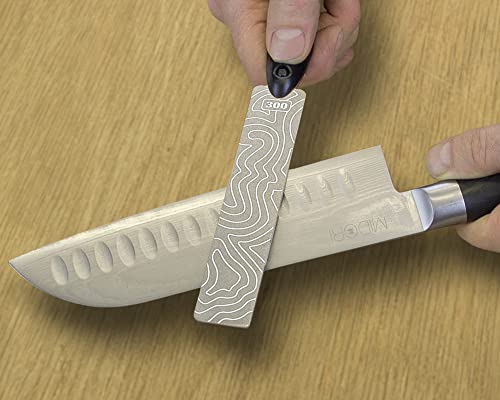 Mpower 5 X 1" Diamond File - Double Sided Diamond Abrasive Sharpening Stone - Fine/Coarse - Inc Unique Grip Handle #TOP2
