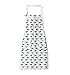Gespout Delantales de Cocinero Cocinar Delantal de Cocina Hornear Hogar Cocina sin Mangas Invierno Delantal de Lino Ajustable Moda Mujeres Apron para Mujeres Antifouling Efecto 1pcs 80 * 68 cm