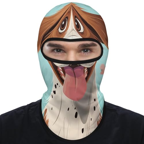 Mascarilla facial de balaclava divertida para hombres y mujeres, protección solar, transpirable, cubre todo el cabeza para senderismo, ciclismo, running y conducción miniatura 1