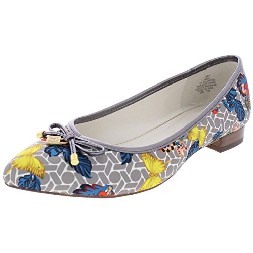 Anne Klein Women's Ovi Fabric Ballet Flat