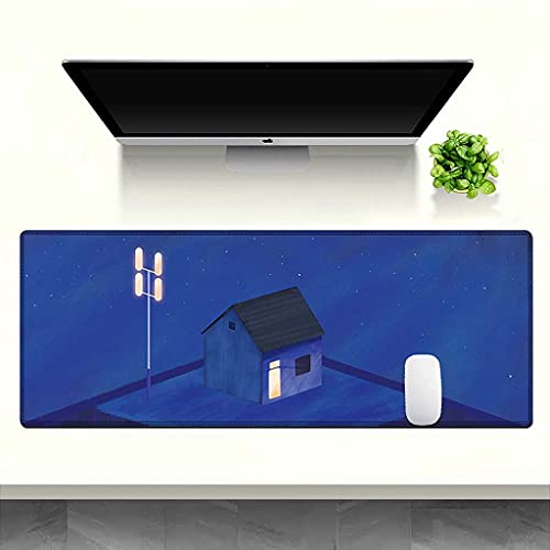Tapis de souris XXL One Piece 3D Pavillon Blue Star tapis de bureau 1000x500mm