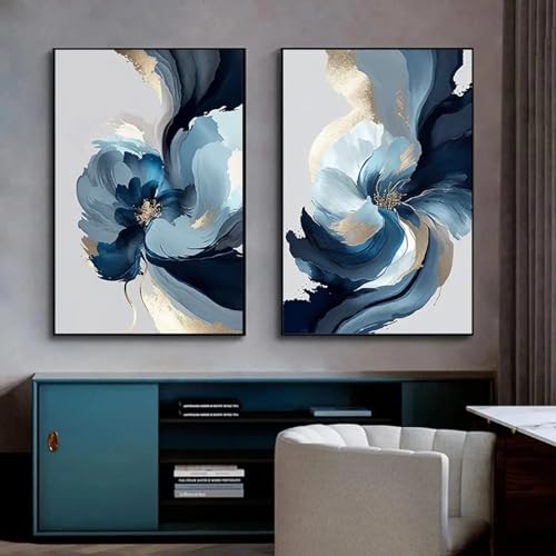 Toile abstraite décoration murale pour bureau moderne chic