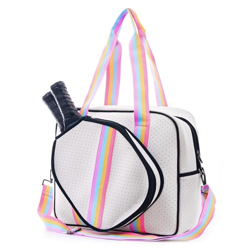 Sac de luxe réglable à bandoulière pour pickleball avec finitions de qualité