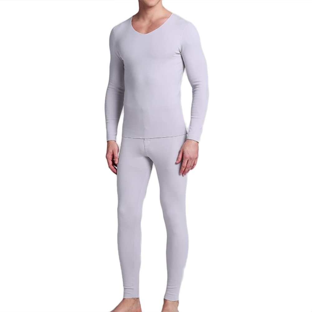 Ropa Interior Térmica Hombre Conjuntos Térmicos Camiseta Manga Larga Pantalones Largos para Running Esquí Ciclismo L-3XL