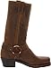 Frye Harness 12R Boots for Women - 11 ½” Italian Leather, Durable Rubber Outsole with Genuine Stitch Welt Construction, and Nickel & Brass Hardware, Tan - 8.5 M