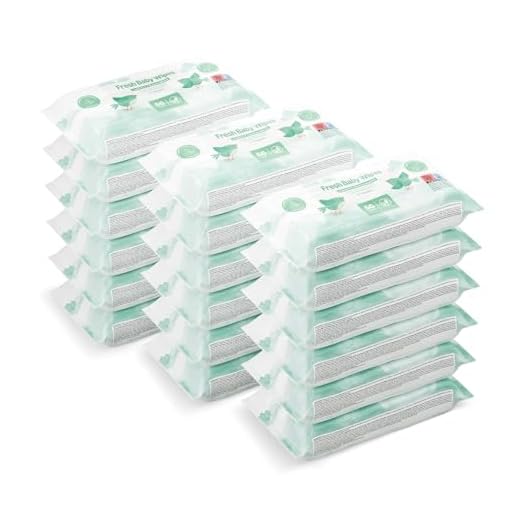 by Amazon Toallitas refrescantes para bebé, 1008 toallitas, sin perfume, 18 paquetes de 56 (anteriormente era la marca Mama Bear, pero es el mismo producto)