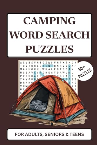 Camping Word Search Puzzles: Embrace the Great Outdoors: 50+ Wilderness Puzzles for Adults, Seniors & Teens image 2