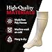 UT Kilts Scottish Kilt Hose for Men, Traditional Scottish Socks for Kilts, Ribbed Design, Pull Up To Cuff Over Your Kilt Hose Flashes, (USA Men's Shoe Size Large 11.5+, Cream/Off White)
