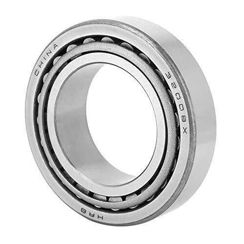 Jeu de Roulements, BRDI12339 roulements 32008X roulement à une rangée en acier rouleaux coniques jeu de cônes 40mm alésage 68mm OD 19mm d'épaisseur