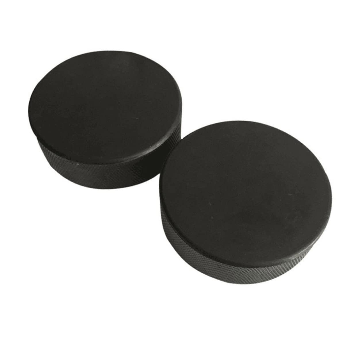 HANABASS 4pièces Palets De Hockey Professionnels Caoutchouc pour Entraînement Et De Hockey sur Glace Noir