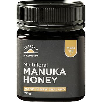 _˕Y }`t[ }kJnj[ MGO115+ HEALTHY HARVEST Multifloral MANUKA HONEY j[W[hY SԖ ݂͂ j[W[h 250g