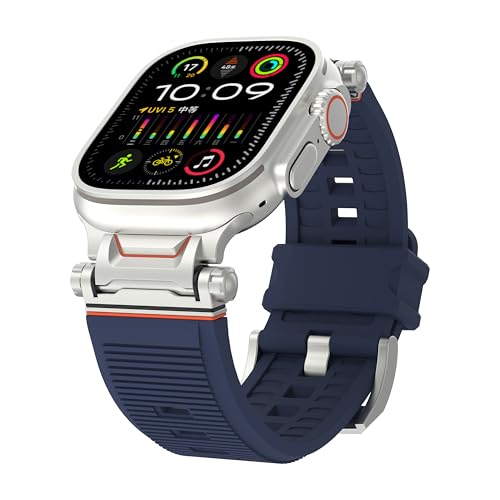 Sangle de montre en silicone robuste contre la casse iwatch
