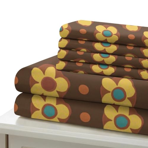 Housse de couette 200x200cm en microfibre supérieure avec imprimé floral 3D - 7