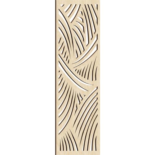 Image of 19 3 /8 inchW x 49 3 /8 inchH x 3 /8 inchT Chester Decorative Fretwork Wood Wall Panels, Birch