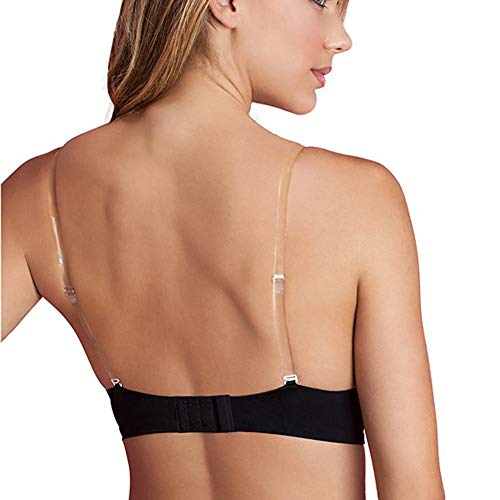 2 Pairs Clear Bra Straps Adjustable, Invisible Non-Slip Bra Straps for Strapless Bra4