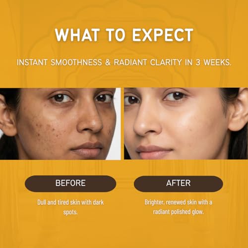 Image of Kesar Chandan Face Scrub with Saffron, Sandalwood & Walnut | Helps with Tan Removal & Dead Skin | Contains Skin Brightening & Polishing Properties - (110 gms)