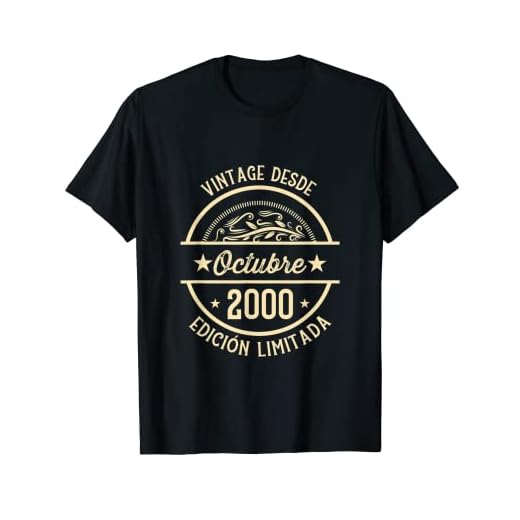 Cumpleaños Hombre Regalos Vintage Desde Octubre 2000 Camiseta