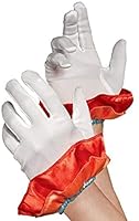 Algopix Similar Product 5 - amscan 840165 White Clown Gloves, 1 Pair