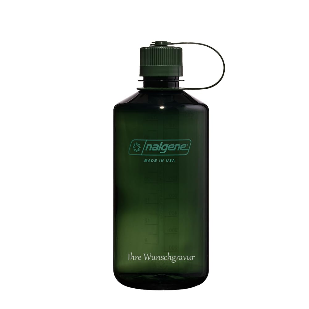 Nalgene Everyday Bottle, Türkis, mit Namensgravur, 1 L