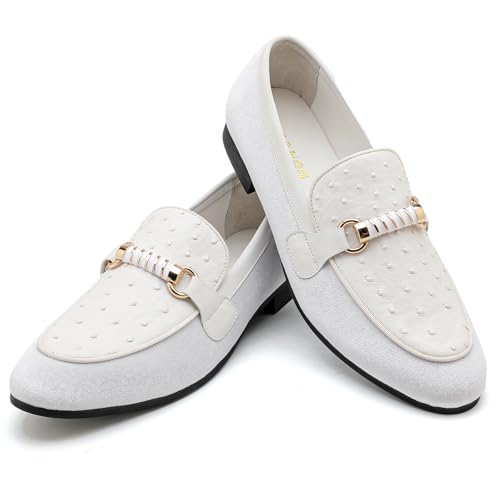 Image of Men's Fashion Formal Velvet Loafers and Wedding Dress Shoes for Men, Penny Slip-On Smoking Luxury Men Casual Shoes