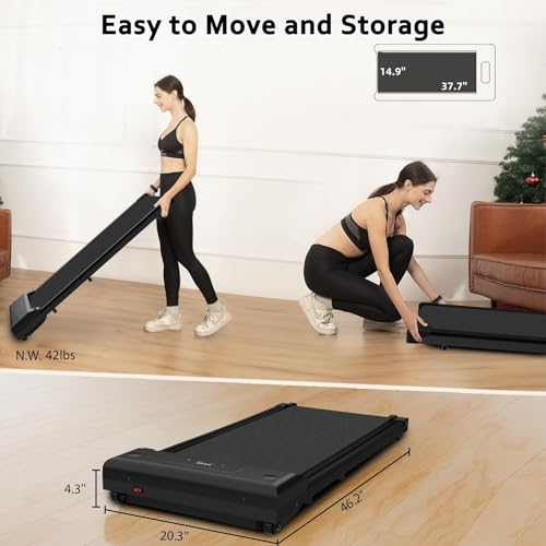Caminadora Under Desk 2 en 1 Walking Pad 2.5 HP portátil miniatura 6