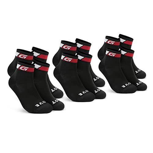 Image of GripGrab Classic Summer Cycling Socks - Short Low Cut Multipack Options | Coolmax mesh, breathable & moisture-wicking - stretch arch support - 7 cm low cut - single, 3- or 6-pack
