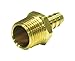 JMF Brass 1/8 in. Dia. x 1/4 in. Dia. Adapter 1 pk - Total Qty: 5; Each Pack Qty: 1
