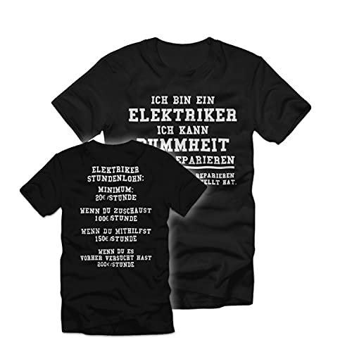 T-shirt ISSO noir taille XXXXL confortable pour homme fort à message drôle