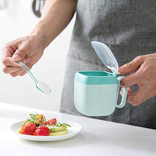 Tarros de Especias con Etiqueta para Colgar en la Pared, Caja de condimentos con Tapa, Recipiente de Especias para salero de Cocina doméstica