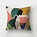MissW Funda De Almohada Decorativa Geométrica Abstracta Abstracta Nórdica Simple Funda De Almohada Impresa Cojín De Sofá para El Hogar Funda De Cojín para Automóvil 45x45cm Funda De Almohada