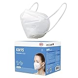BYD CARE KN95 Respirator, 50 Pieces, Breathable & Comfortable Foldable Safety Mask with Ear Loop for Tight Fit, GB2626