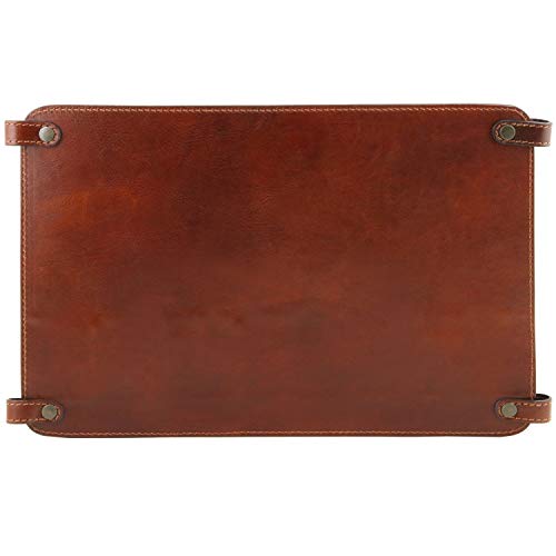 Module multifonction en cuir Tuscany Leather TL Smart rouge pour organisation chic