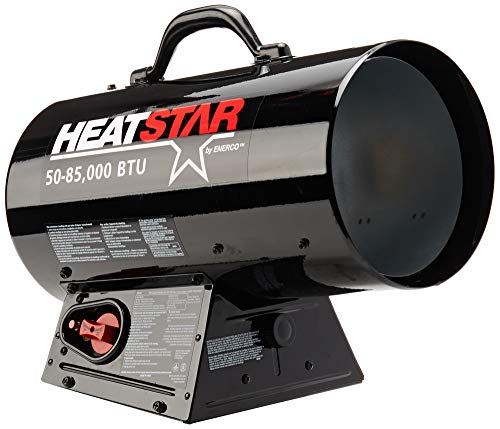 Heatstar By EnercoF170085 Forced Air Variable Propane Heater HS85FAV, 85K