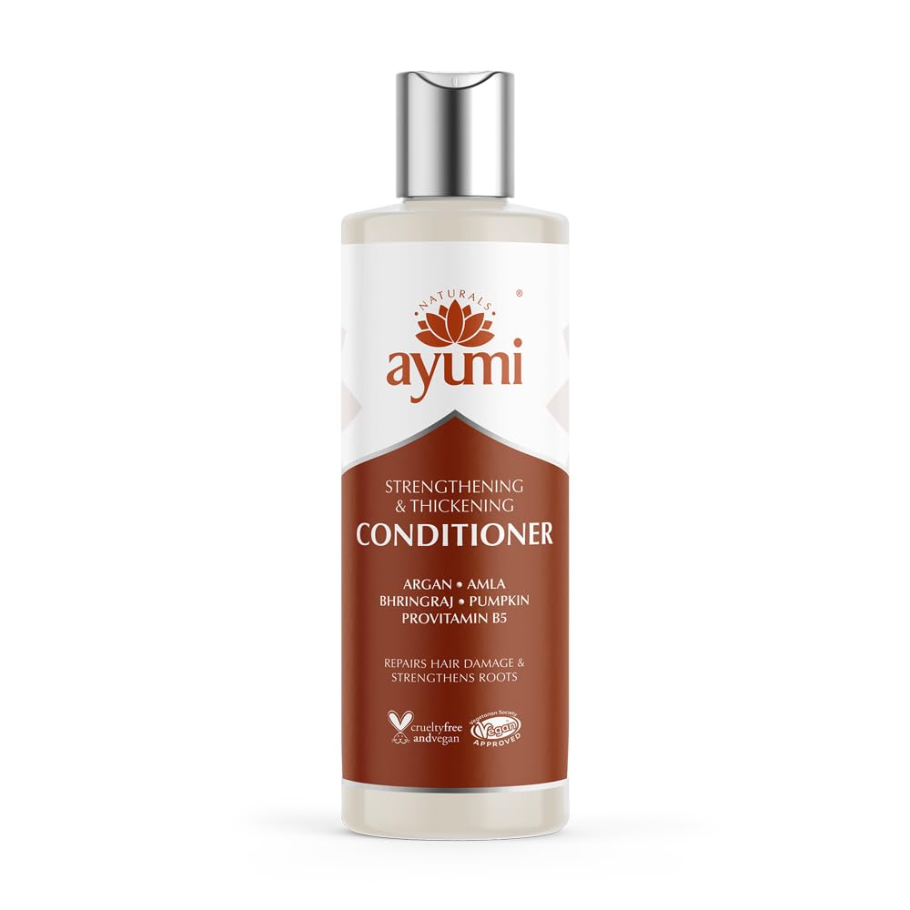 Ayumi Hair Growth & Strengthening Conditioner for Hair | Perfect for Brittle Hair Treatment | Argan Oil for Dry Damaged Hair | Strengthening Hair Conditioner for Women & Men|250ml