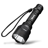 Genwiss Led Tactical Flashlight,Super Bright Xml-2 Flashlight, 5 Modes 1800 Lumen High Lumen Pocket Flashlight with 18650 Battery for Outdoor Fishing Camping Hunting
