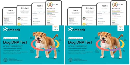 Image of Embark Breed & Health Dog DNA Test - 400+ Breeds, 270+ Health Conditions, Allergy Risk Score, Relatives, and More (Pack of 2)