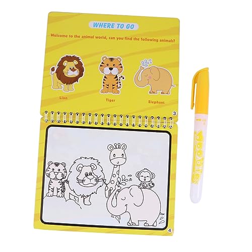 Milisten Álbum Agua Mágica Para Y Pequeño Juguetes Libro Ilustrado Repetible Dibujo De Dibujos De Graffitis Infantiles Grafiti Infantil Papel