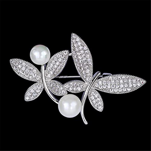 Broche fleurs élégante pour accessoiriser votre tenue de fête ou un cardigan chic
