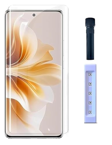 Image of Raayan UV Tempered Glass For Vivo T3 pro Screen Protector Full Adhesive UV Glue Curved Edge to Edge Full Screen Coverage - Easy Installation