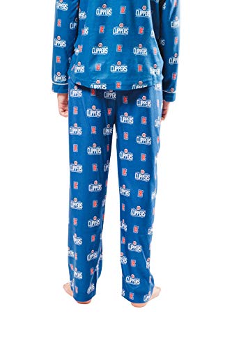 Image of Ultra Game Youth NBA Official 2-Piece Super Soft Button Down Pajamas Set