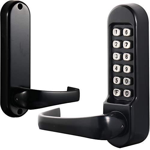 Mutex MX515 Mechanical Push Button Keypad Lock, All-Weather Coating, Keyless Entry & Override