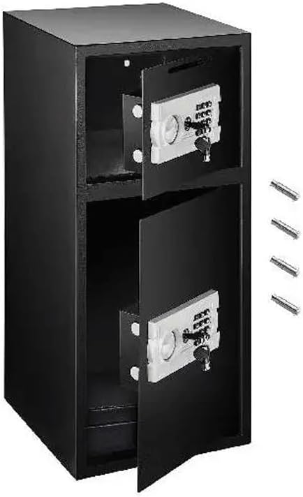 Large Two-door Safety Box 2.6 Cubic Feet Steel Safe With Digital Lock