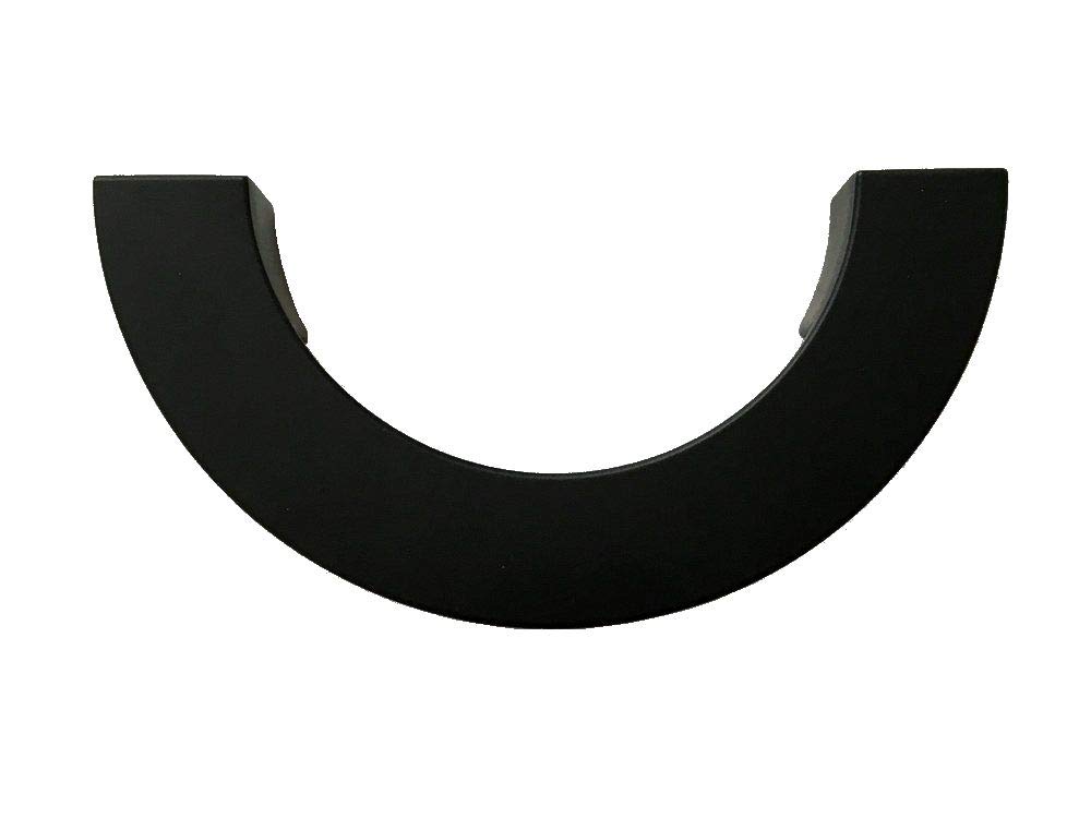 Poignée de tiroir demi-lune JCAKES 96 mm noir mat pour meuble