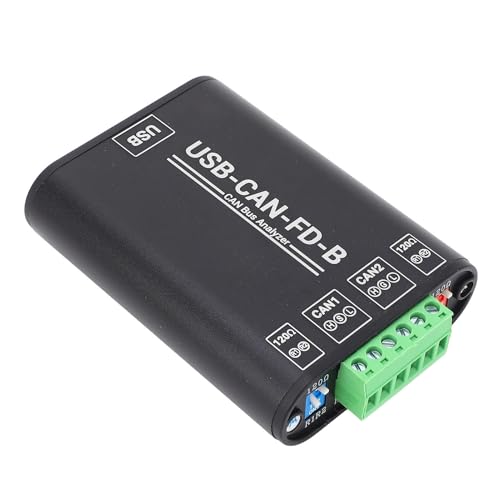 Fabater CAN Bus Analyzer, USB to CAN FD Interface Converter with Electrical Isolation and Multiple Circuit Guards, for Industrial Power Comm Intelligent Control Support to 11