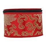 SECFOU シンギングボウル収納バッグ チベット製 瞑想用 軽量 小型 実用的デザイン 仏教音ボウルキャリーケース 色指定不可