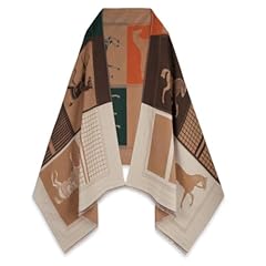 Checkered Horse Dark Brown