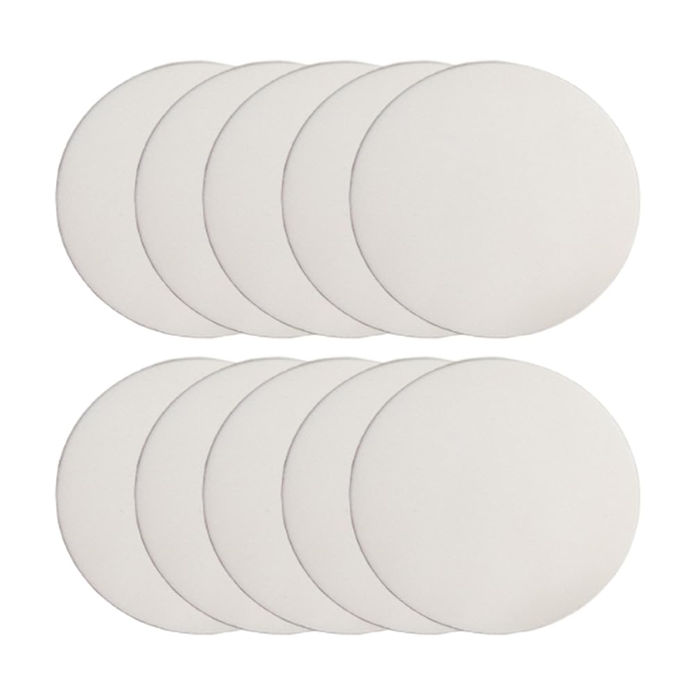 Piastra isolante rotonda in ceramica di allumina 10 pezzi Diametro 30 mm Spessore 2mm