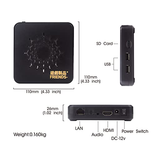 Retro-Game-Console-con-10000-Juegos-Precargado-Funcion-WiFi-Agregar-Mas-Juegos-Consola-Retro-con-Dos-Mandos-Inalambricos-De-24G-Salida-de-TVproyectorMonitor-HDMI