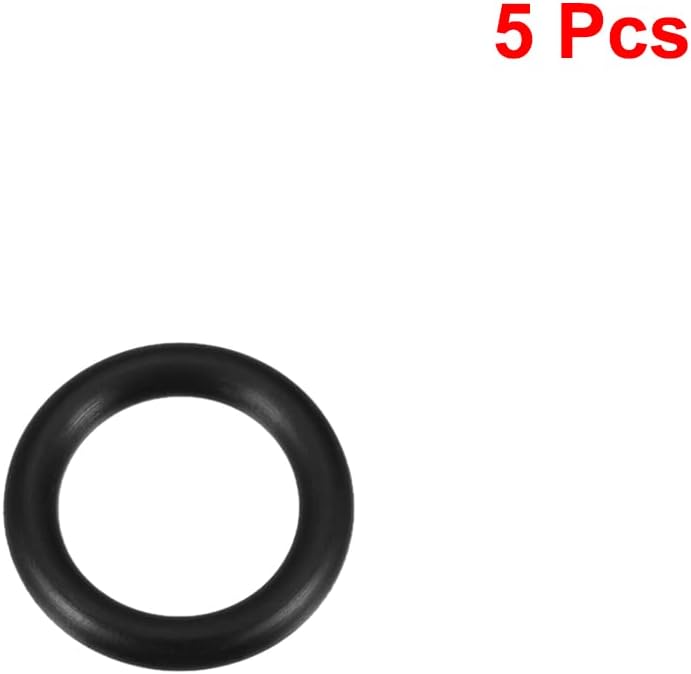uxcell Nitrile Rubber O-Rings 30mm OD 20mm ID 5mm Width, Metric Sealing Gasket for Automotive Machine Plumbing, Pack of 5